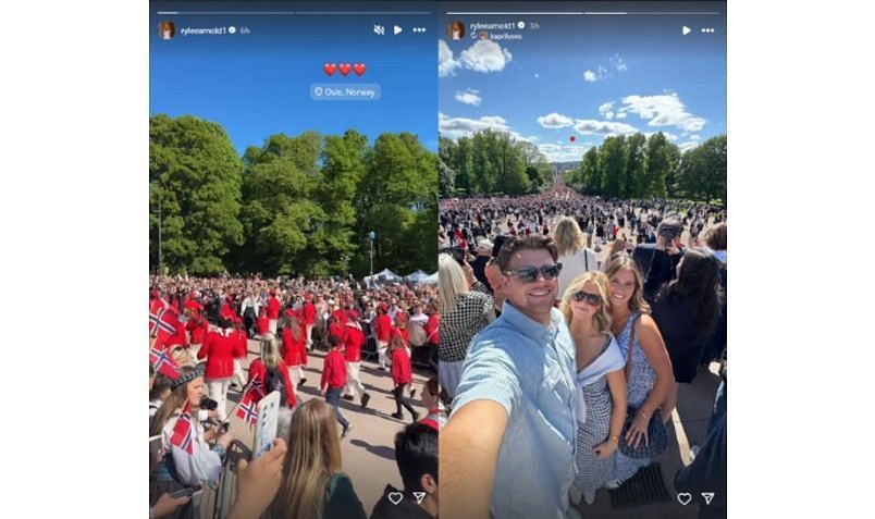 Screenshot of Rylee Arnold's Instagram stories | Source: IG/ryleearnold1